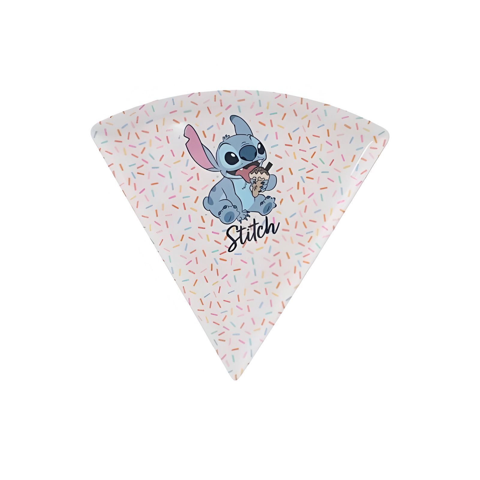 Prato Pizza Melamina Disney 22Cm - Stitch