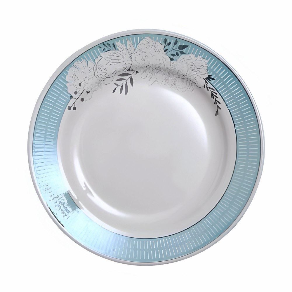 Prato Raso Biona Donna Isis  24Cm - Cerâmica Azul Claro