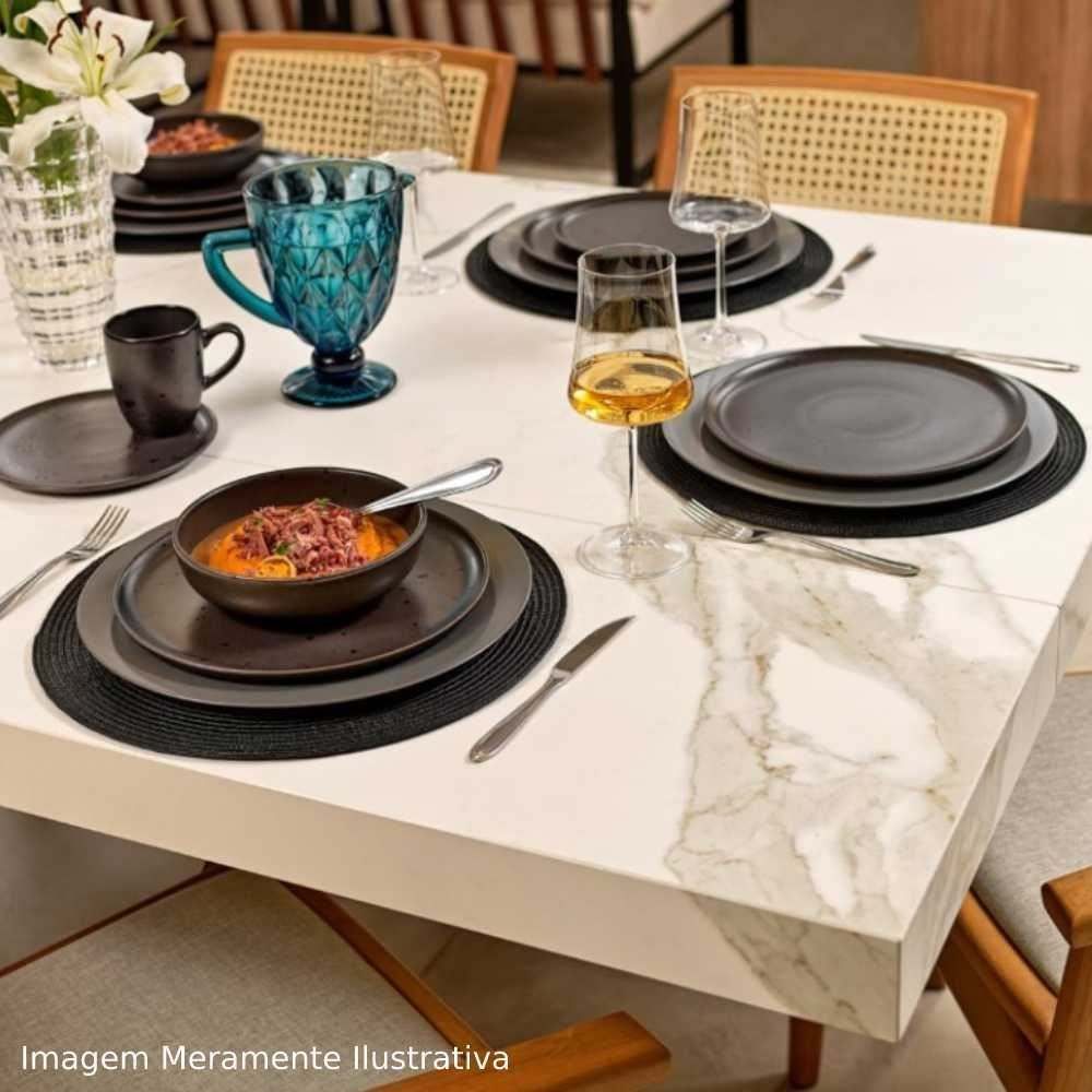 Prato Raso Naturalle Havan Casa 27Cm - Preto