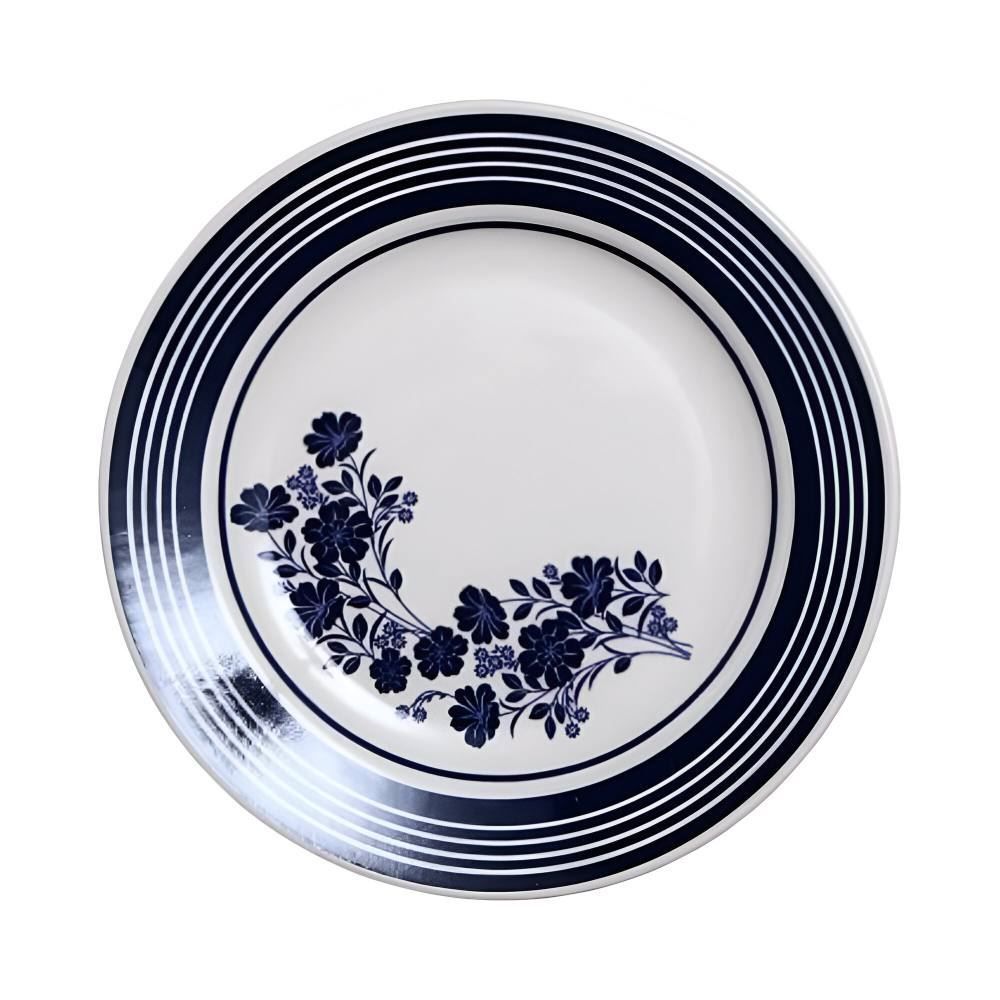 Prato Raso Donna Nina Havan Casa 24Cm - Marinho