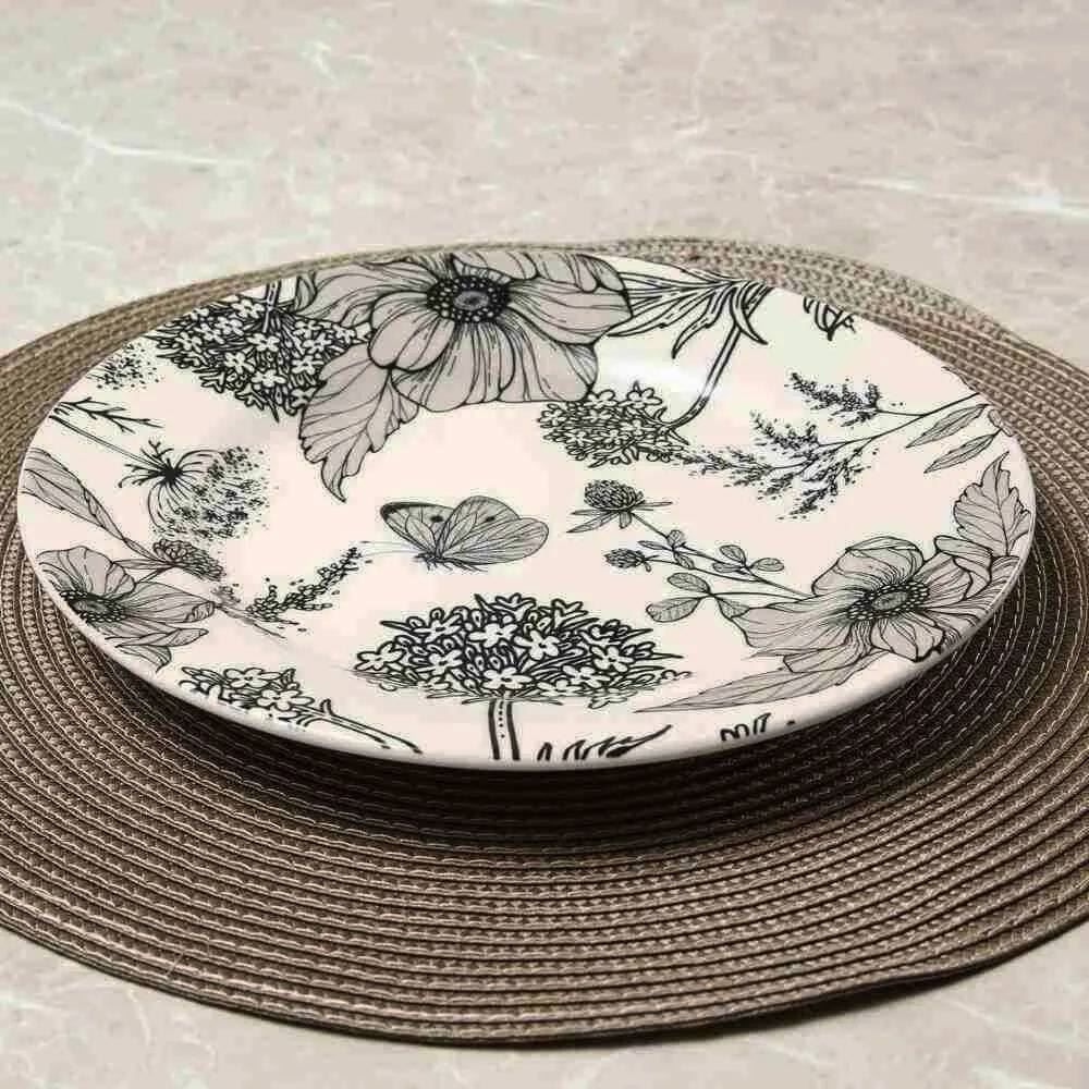 Prato Raso Francis Biona Havan Casa 26Cm - Cerâmica