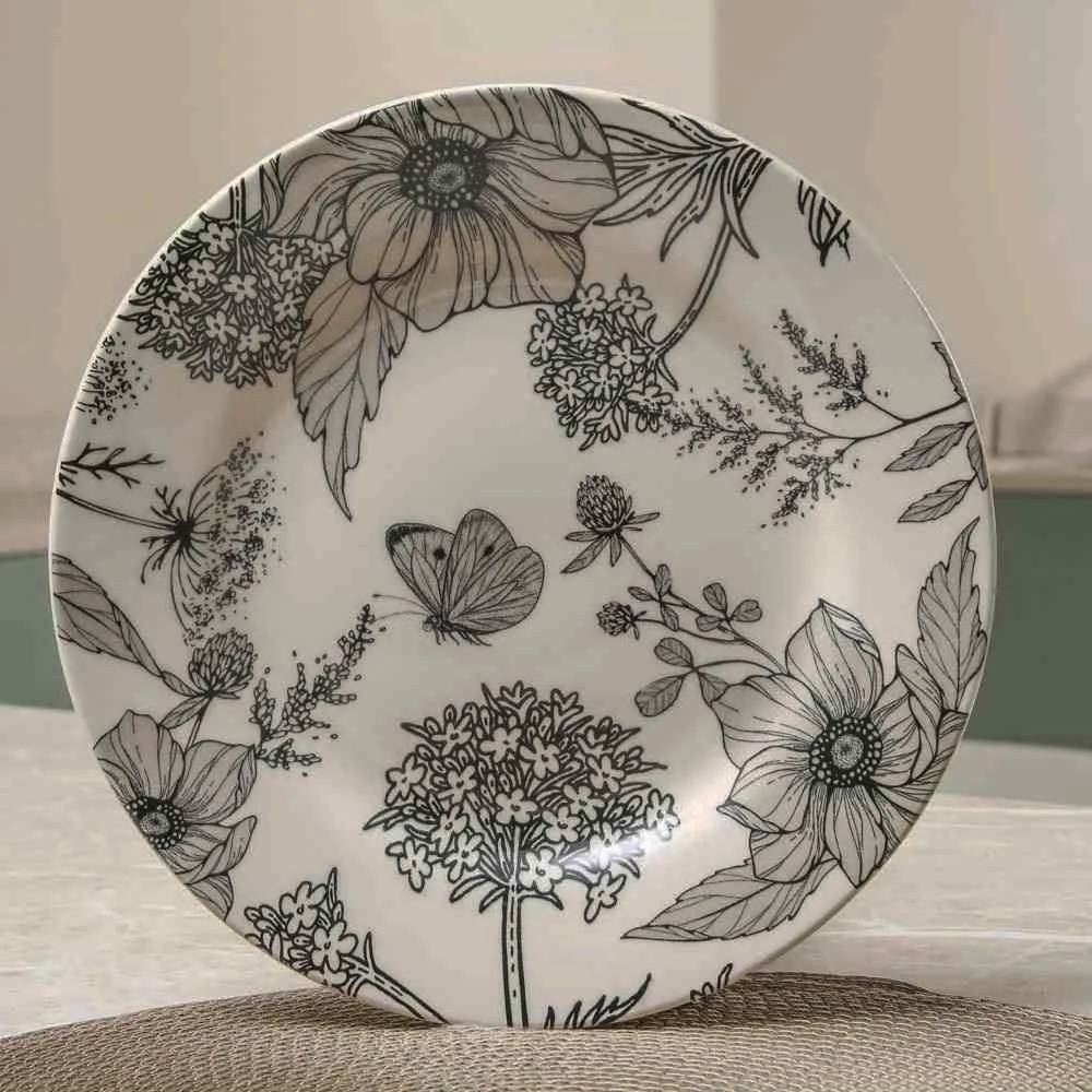 Prato Raso Francis Biona Havan Casa 26Cm - Cerâmica