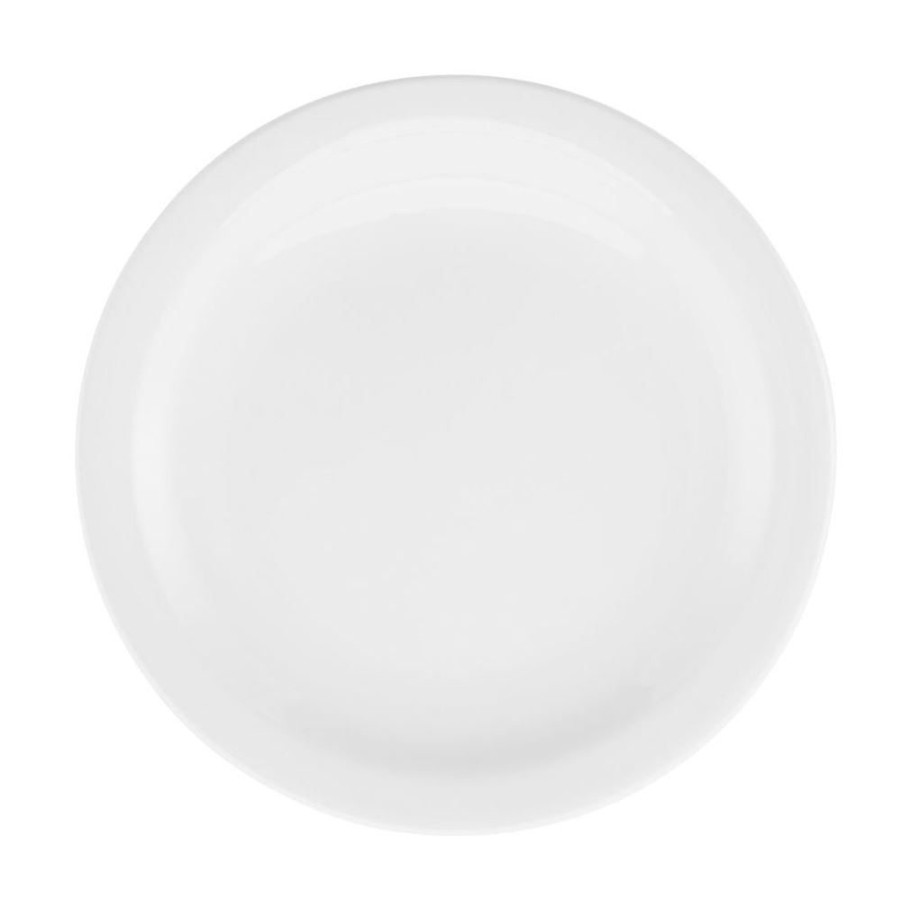 Prato Raso Hotel De Porcelana Oxford 26Cm - Branco