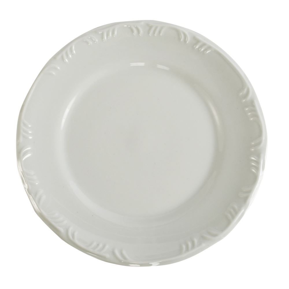 Prato Raso Porcelana Pomerode Schmidt 26 Cm - Branco