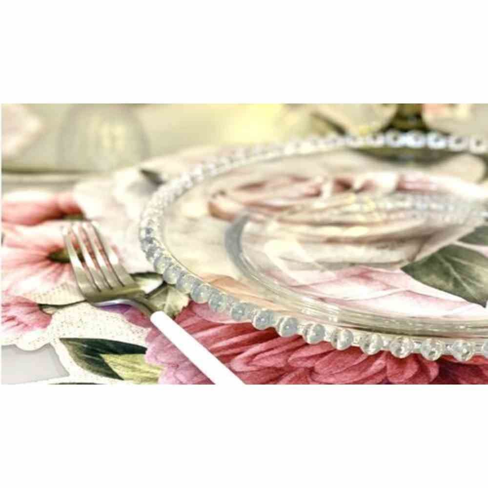 Prato Raso Wolff Pearl 28Cm - Cristal