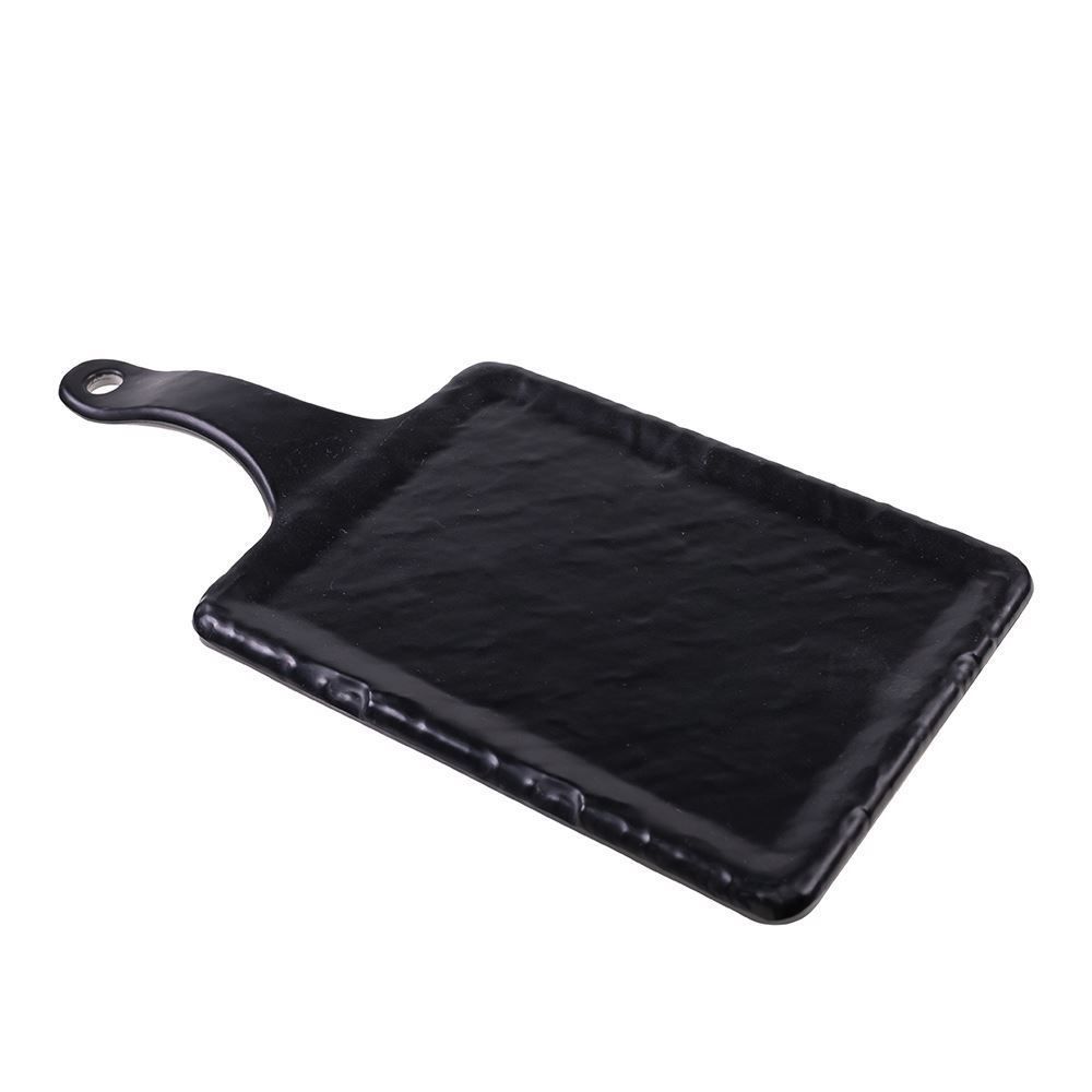 Prato Retangular Com Cabo Havan Casa 17,4Cm - Preto