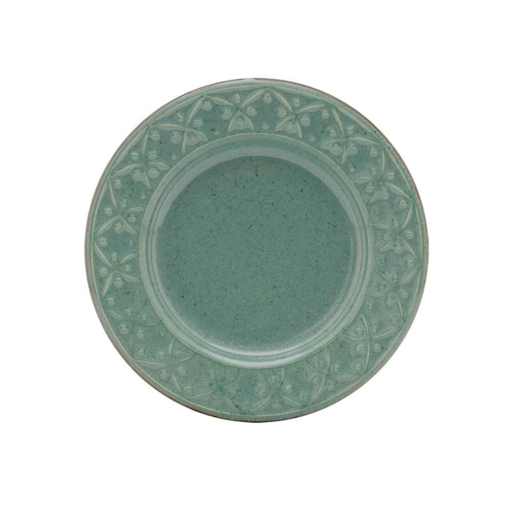 Prato Sobremesa Mendi Malaquita Oxford - 20Cm