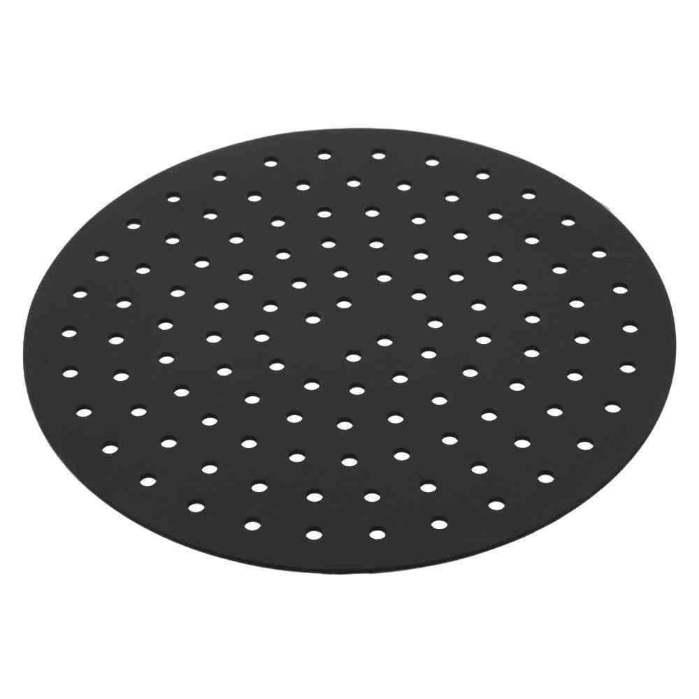 Protetor Redondo Air Fryer Silicone Lyor 18,5Cm - Preto