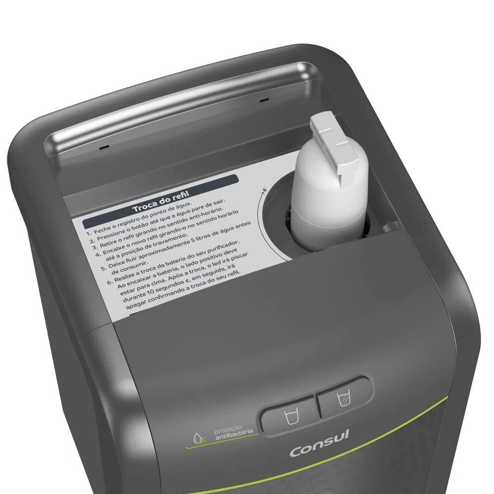 Purificador De Água Cpb34af Cinza Consul - Bivolt
