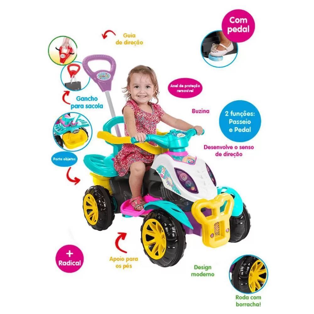 Quadriciclo Infantil Menina Maral - 3111