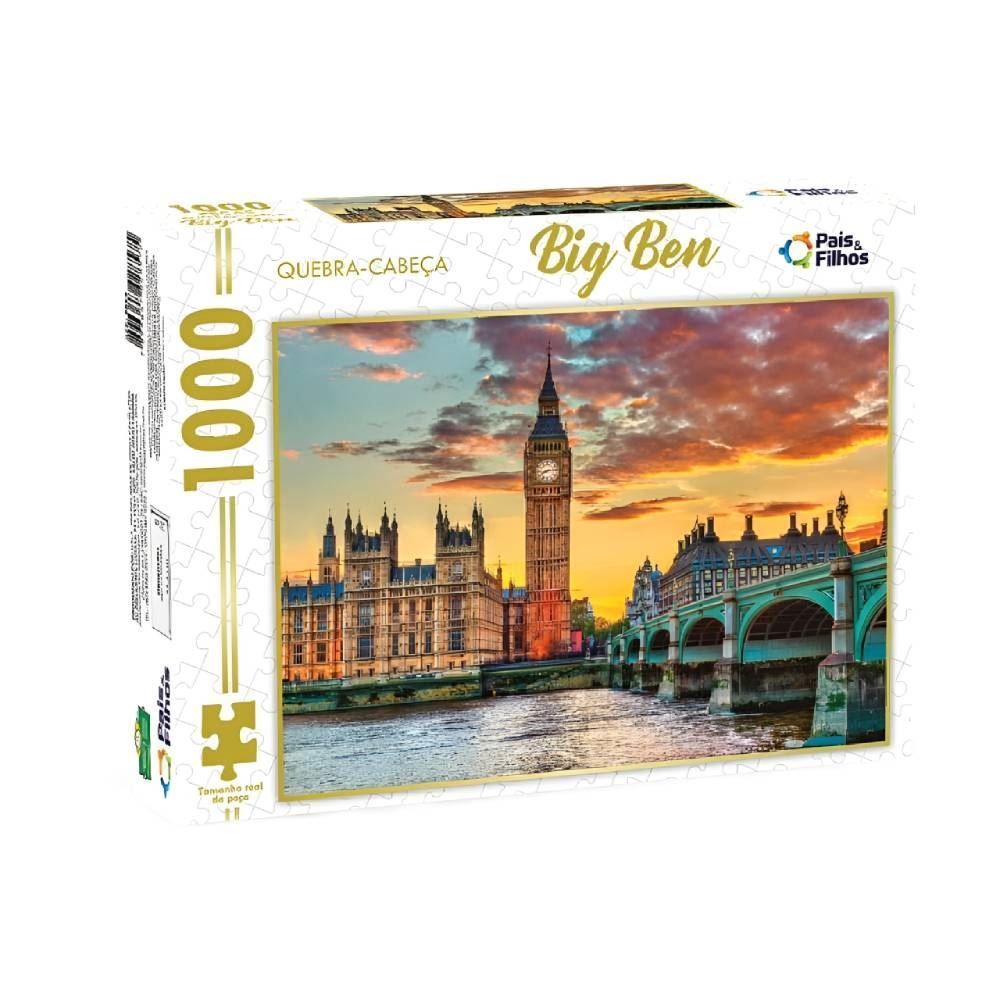 Quebra Cabeça 1000 Peças Big Ben Premium Gala - 10757