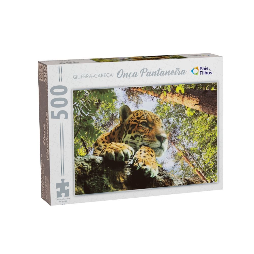 Quebra-Cabeça 500 Peças Onça Pantaneira Gala - 791674