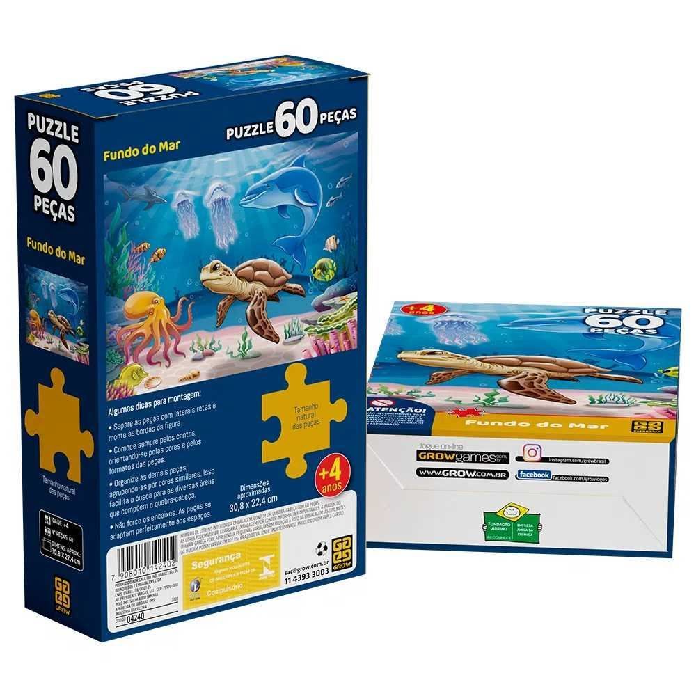 Quebra-Cabeça 60 Peças Old London Grow - 04240