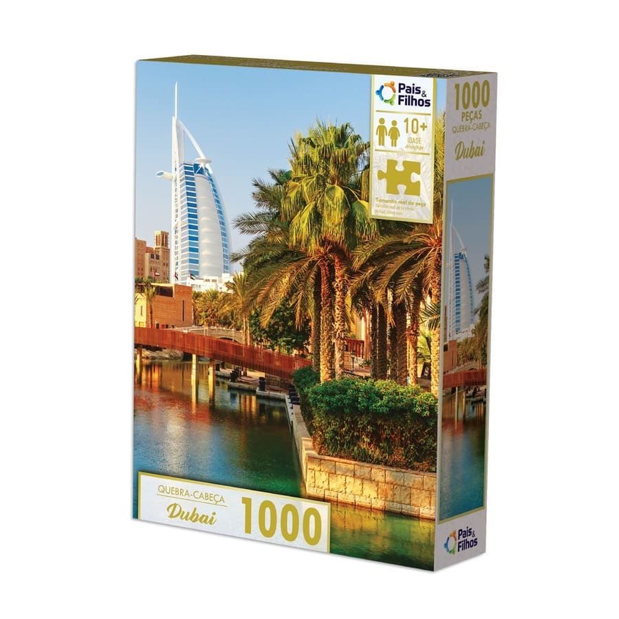 Quebra Cabeça Dubai 1000 Pçs - Pais & Filhos