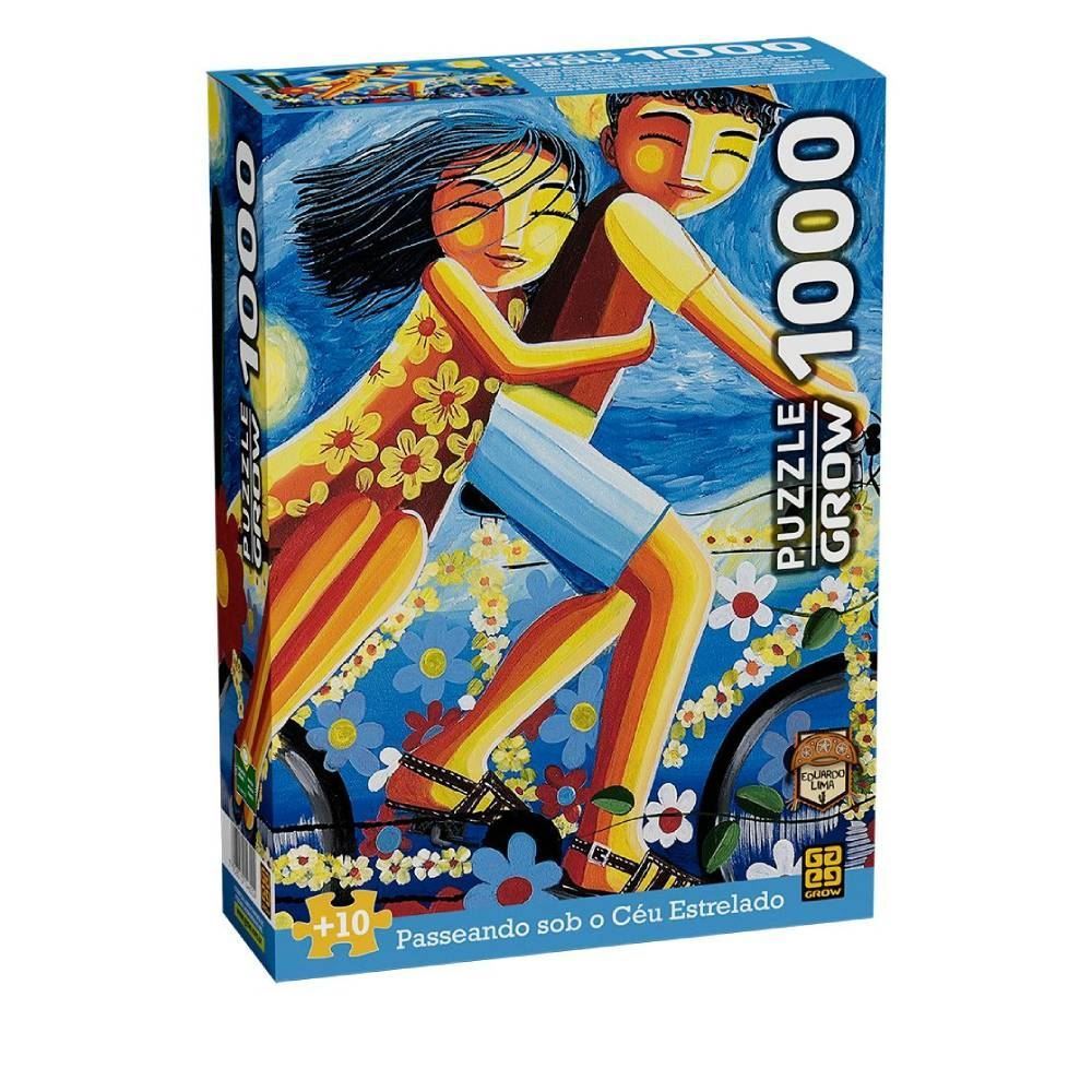 Quebra Cabeça Passeando Sob O Céu 1000 Peças Grow - 04600
