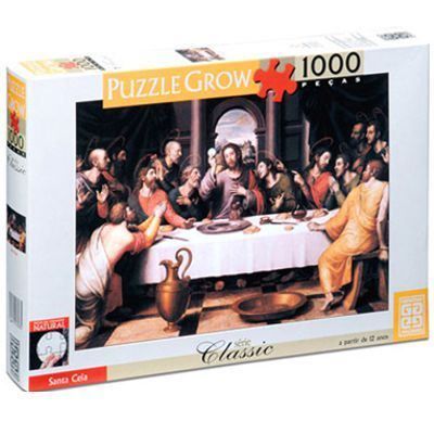 Quebra-Cabeça Santa Ceia 1000 Peças Grow - 01393