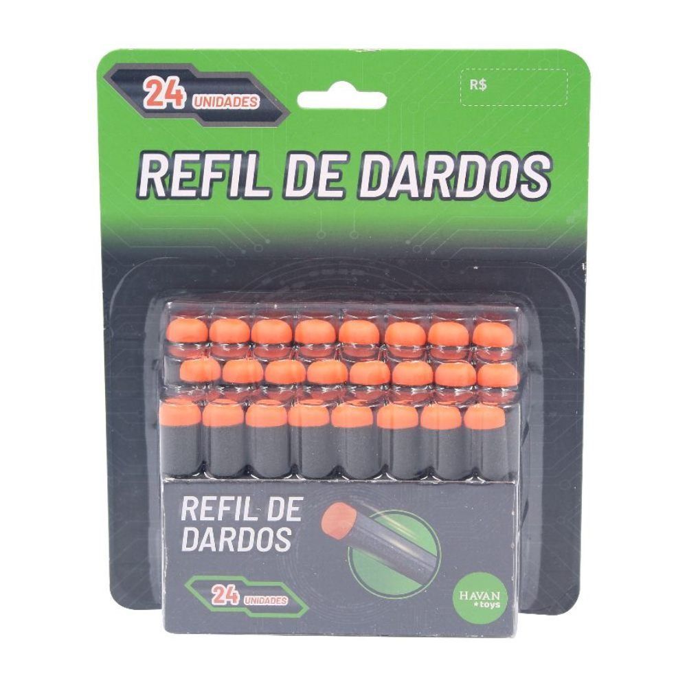 Refil De Dardos 24 Peças Havan Toys - ST78282