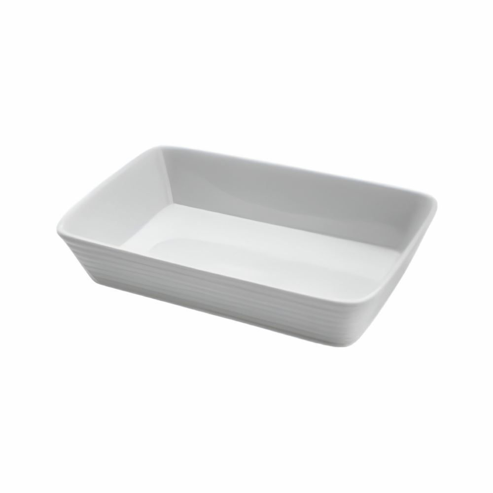 Travessa De Porcelana Línea Lyor 1,27 Litros - Branco