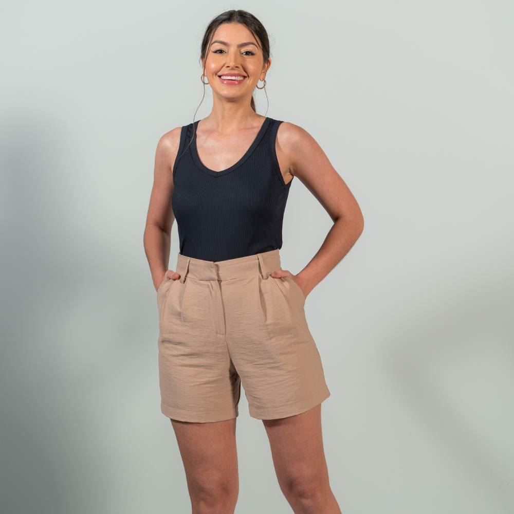 Regata Canelada Feminina Poliamida