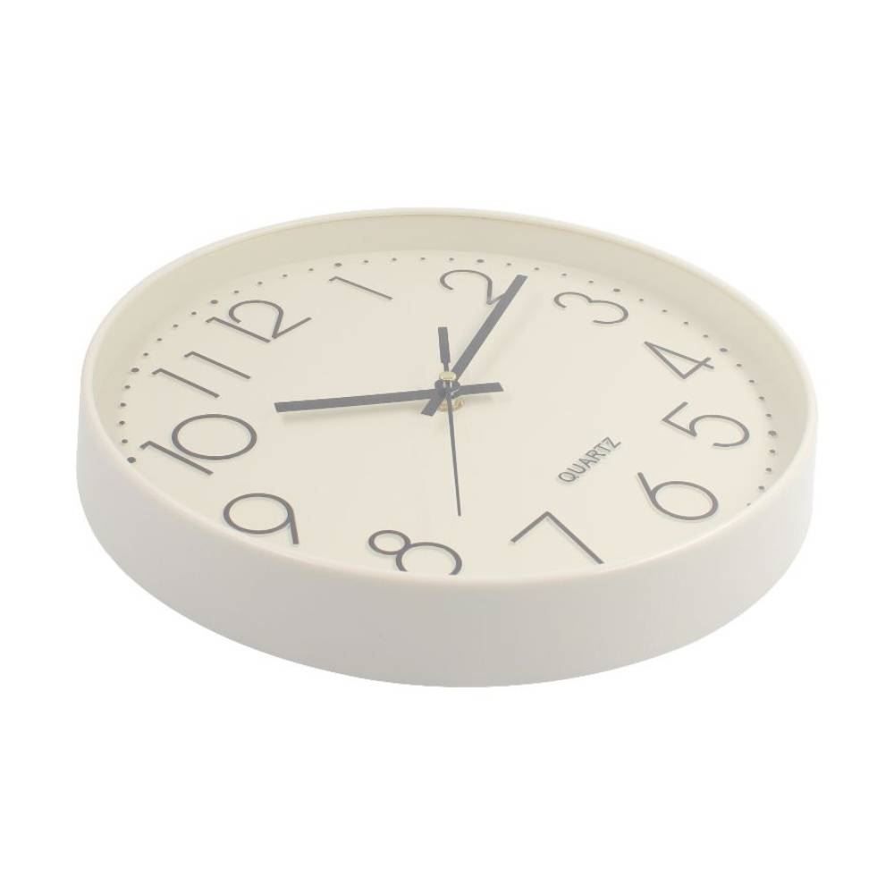 Relógio De Parede Bege Havan Casa - 30cm