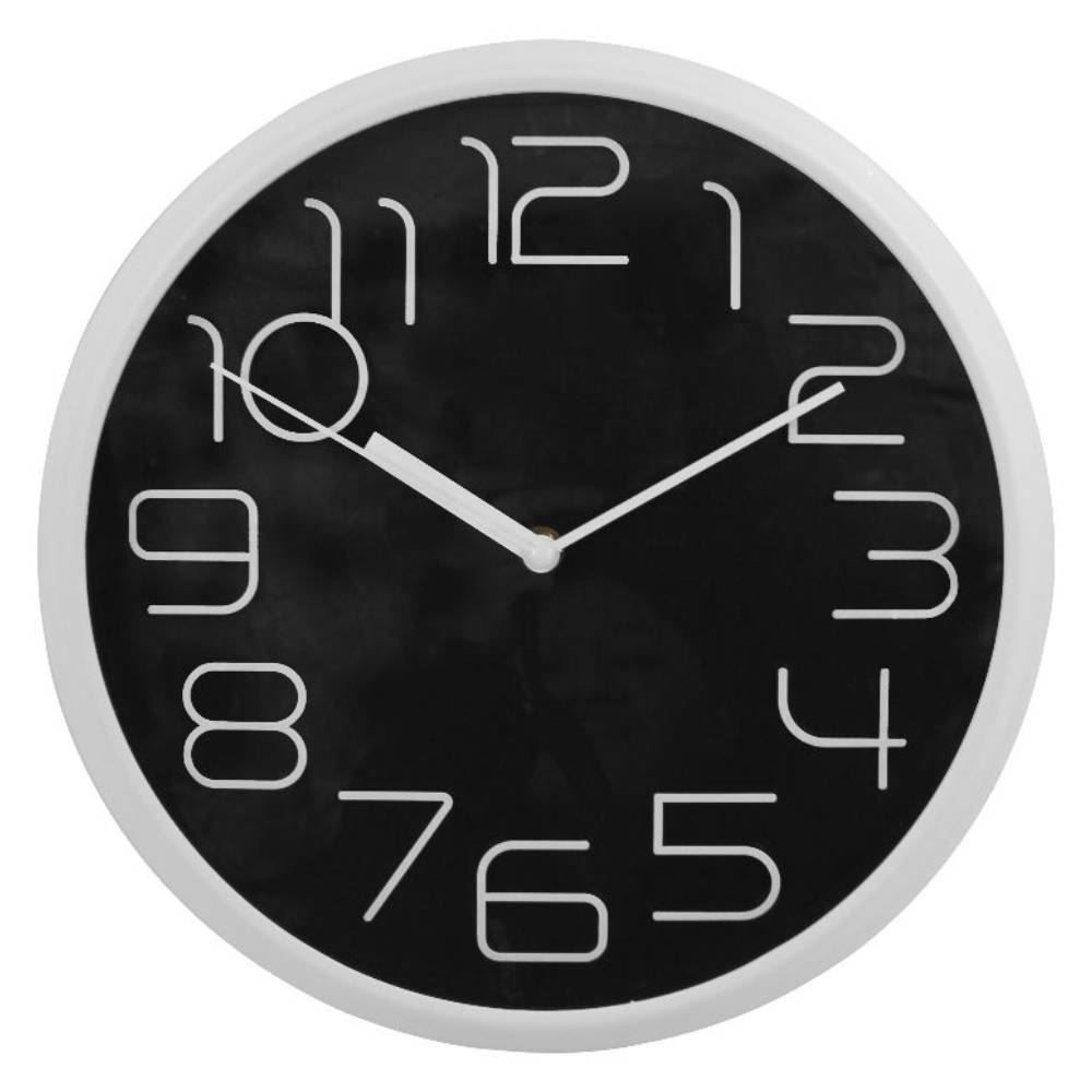 Relógio De Parede Branco E Preto Havan Casa - 30cm