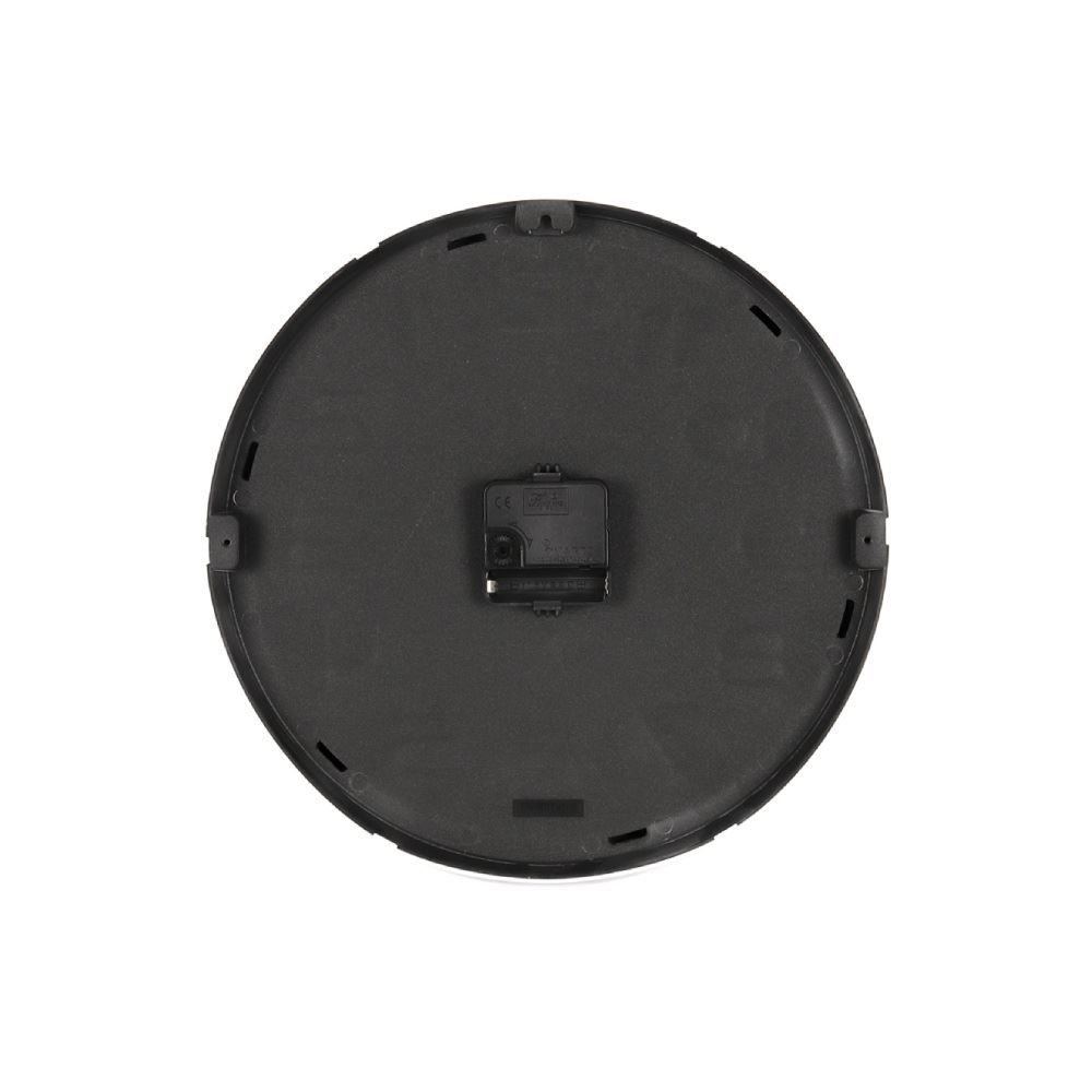 Relógio De Parede Com Branco Nuvem Havan Casa 30 Cm - Preto