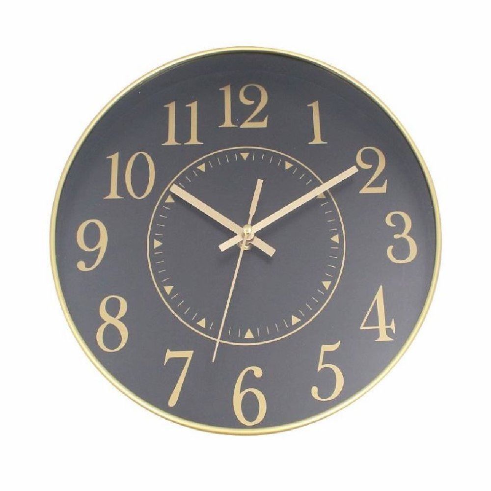 Relógio De Parede Dourado E Preto Havan Casa - 30 Cm