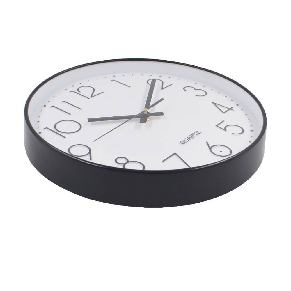 Relógio De Parede Preto E Branco Havan Casa - 30cm