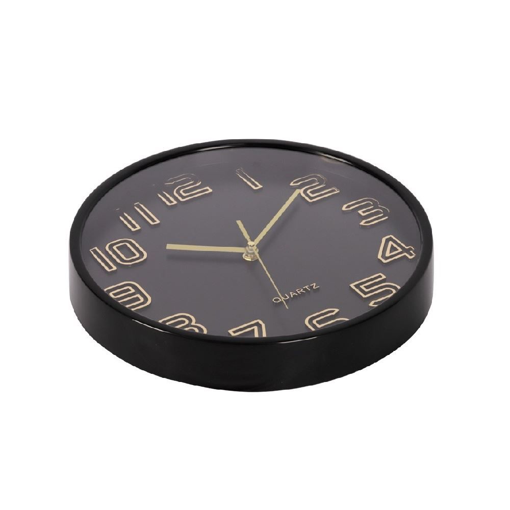 Relógio De Parede Redondo Havan Casa 30 Cm - Preto 