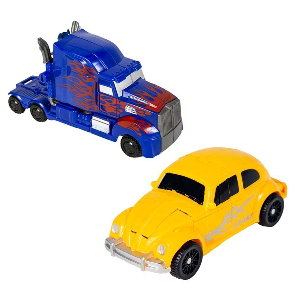 Robô Transformador 2 Peças Fusca E Caminhão Havan Toys - HBR0369