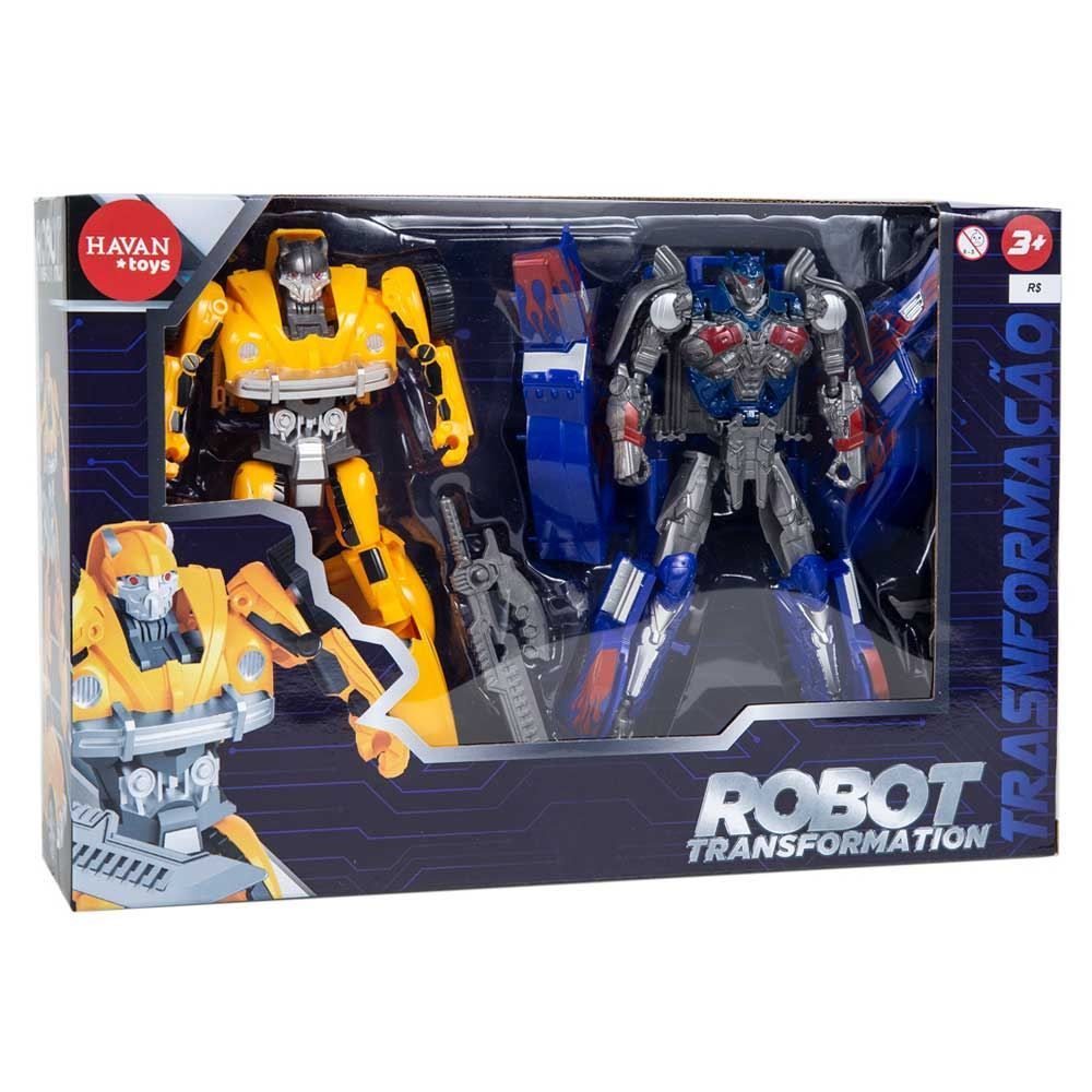 Robô Transformador 2 Peças Fusca E Caminhão Havan Toys - HBR0369