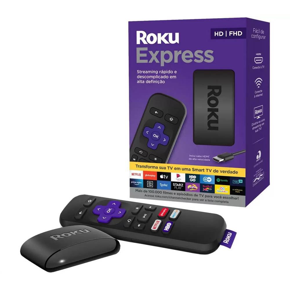 Roku Express Streaming Player Full Hd - ROKU000001F01GR