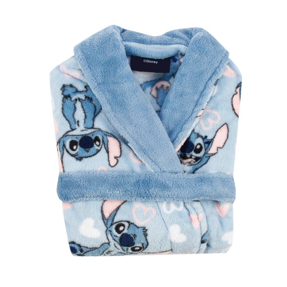 Roupão Infantil M Microfibra Disney - Stitch
