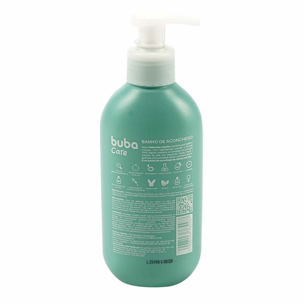 Sabonete Líquido Dos Pés A Cabeça Buba Care - 250 ml