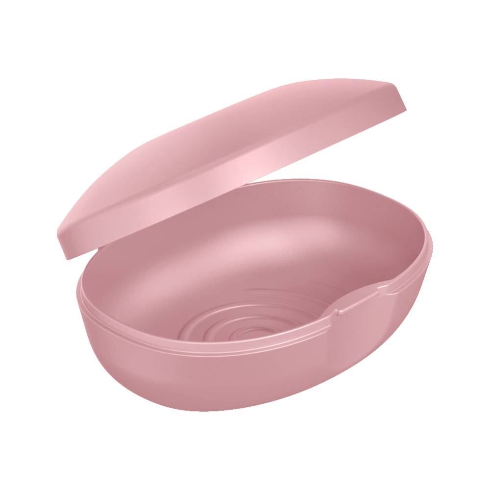 Saboneteira Plástica Soft Ou - Rosa