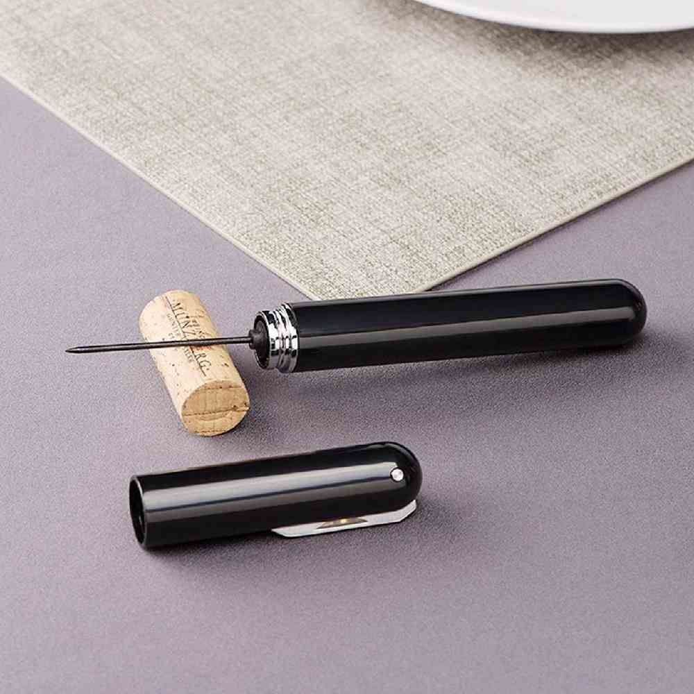 Saca Rolha Pneumático Top Rio 20,5Cm - Preto