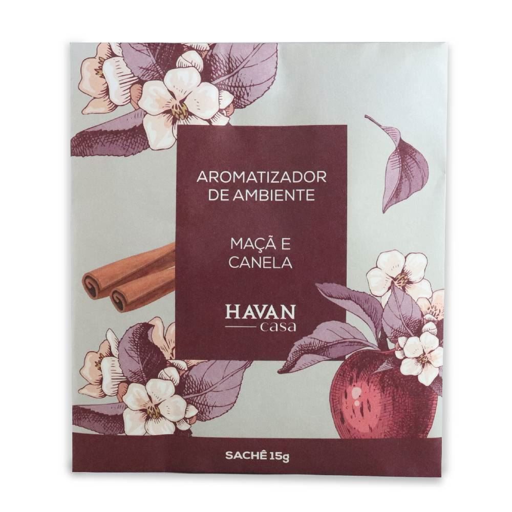 Sachê Aromatizante Evita Mofo 15G Havan Casa - Maça e Canela