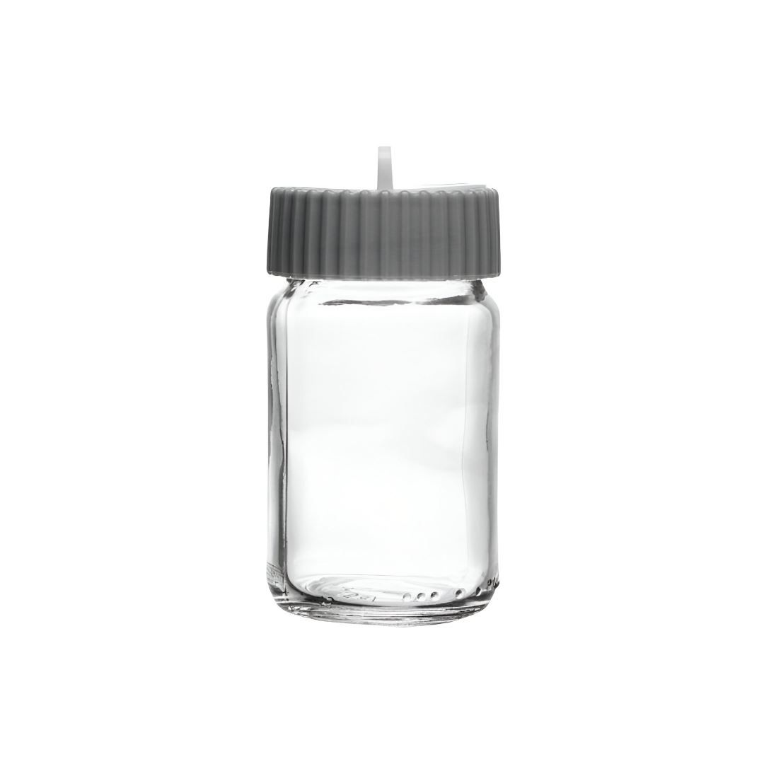 Saleiro Com Tampa Rotativa Siena Lyor 100Ml  - Cinza