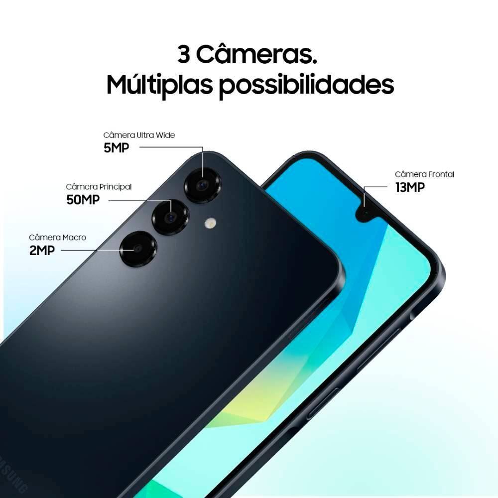 Samsung Galaxy A16 Lte 128Gb Tela 6.7" Câmera 50Mp Nfc Ip54 5000Mah - Verde Claro