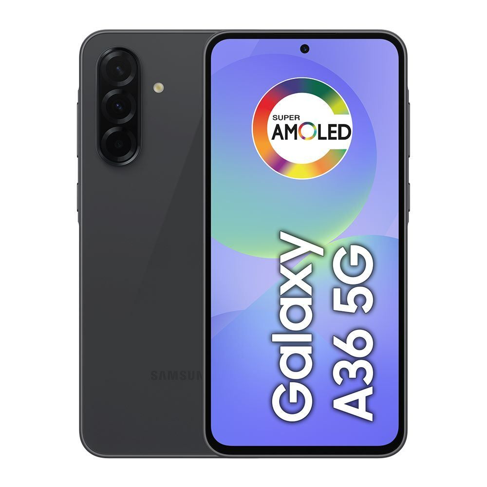 Samsung Galaxy A36 5G, 256 Gb, 8 Gb, Câmera Tripla - PRETO