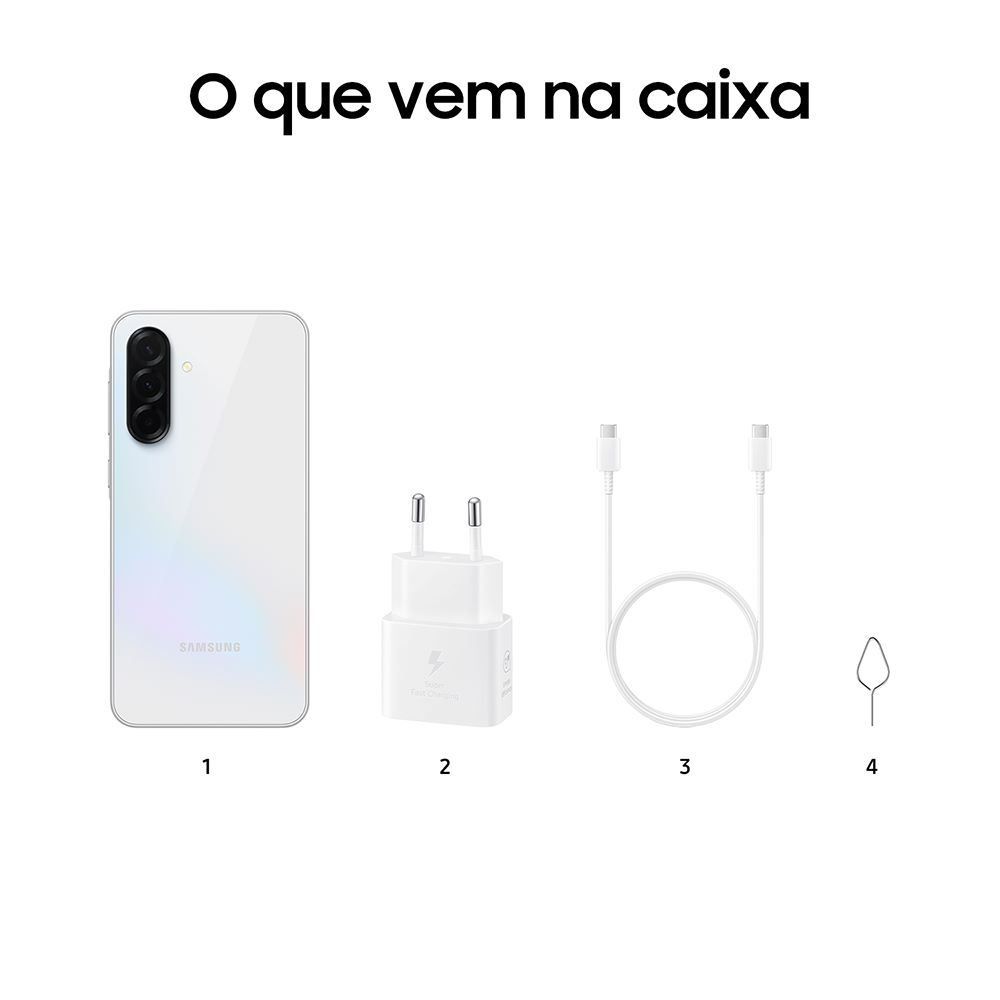 Samsung Galaxy A36 5G, 256 Gb, 8 Gb, Câmera Tripla - BRANCO