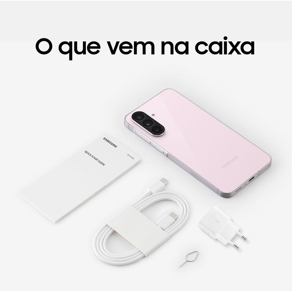 Samsung Galaxy A56 5G, 128 Gb, 8 Gb, Câmera Tripla - ROSA