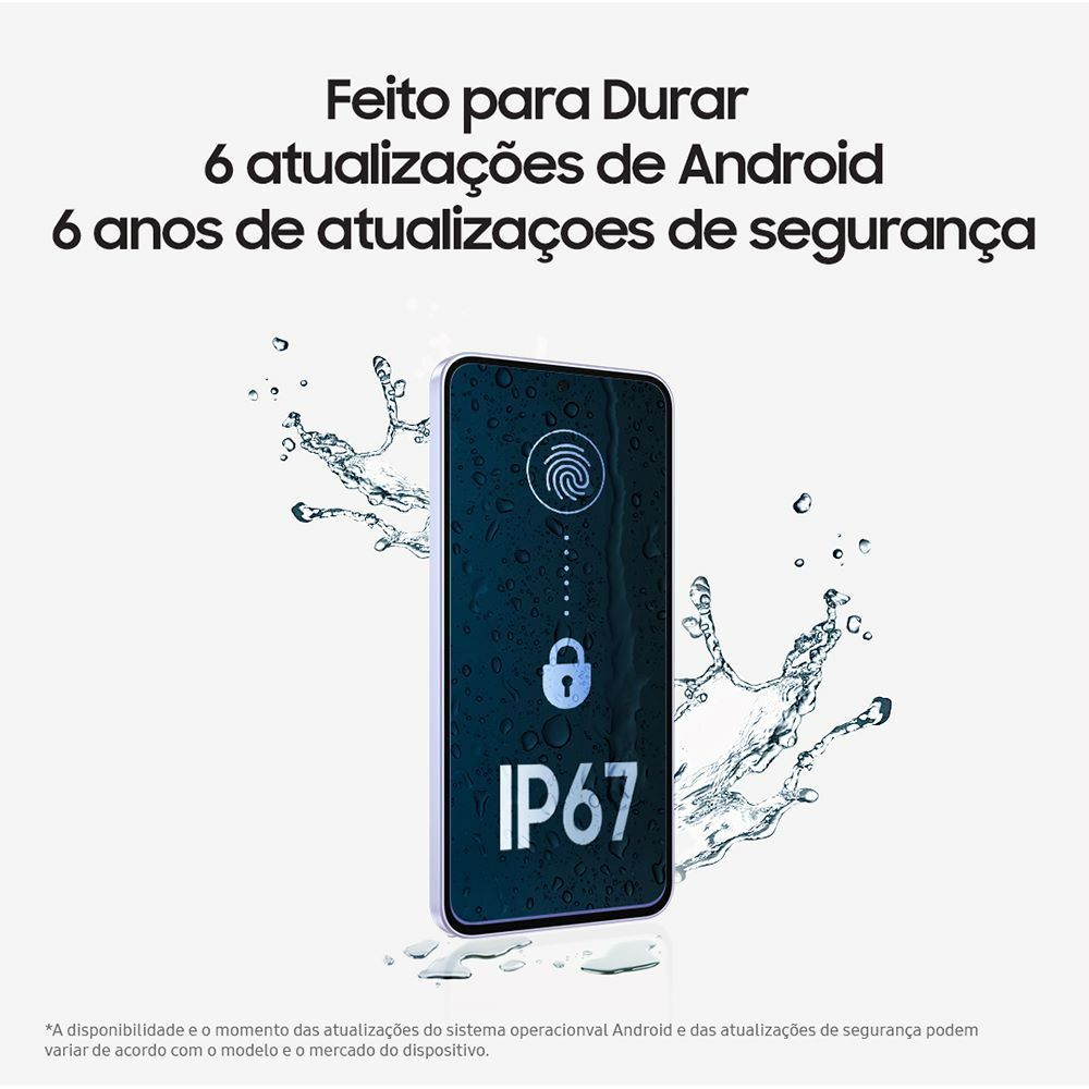 Samsung Galaxy A56 5G, 256 Gb, 8 Gb, Câmera Tripla - ROSA