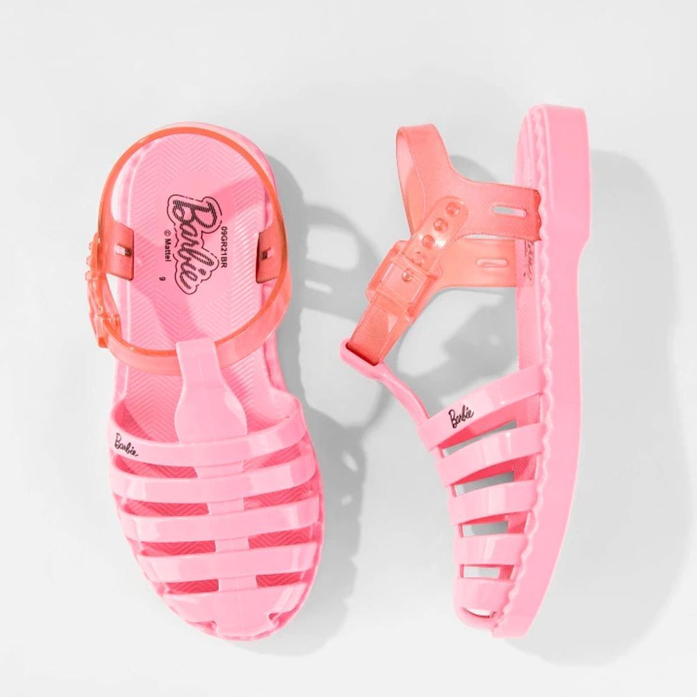 Sandália Infantil Duo Ipanema Barbie - ROSA/ROSA TRANSPARENTE 29