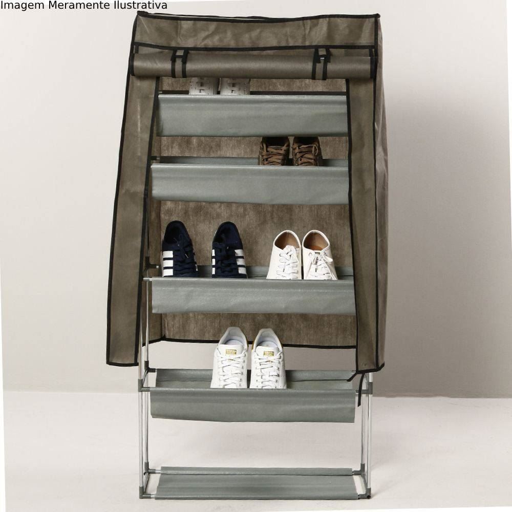 Sapateira 5 Andares Clink - Marrom