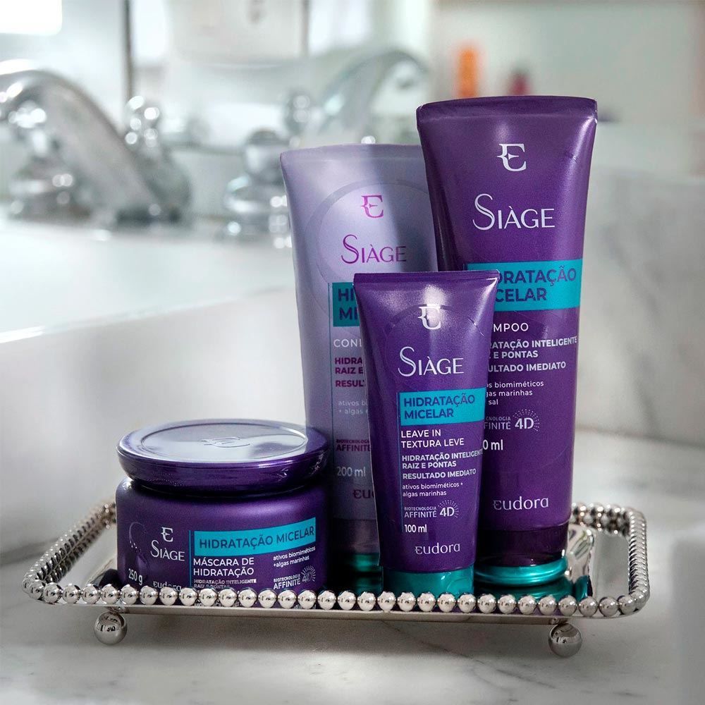 Shampoo Siàge Hidratação Micelar Eudora - 250ml