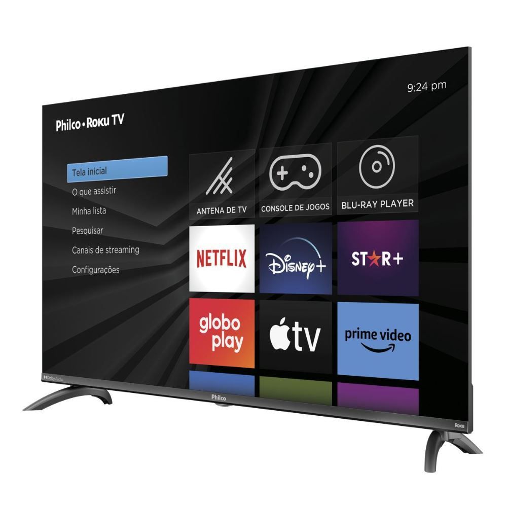 Smart Tv 40” Philco Ptv40m9gr2cgb Roku Tv Led Dolby Audio