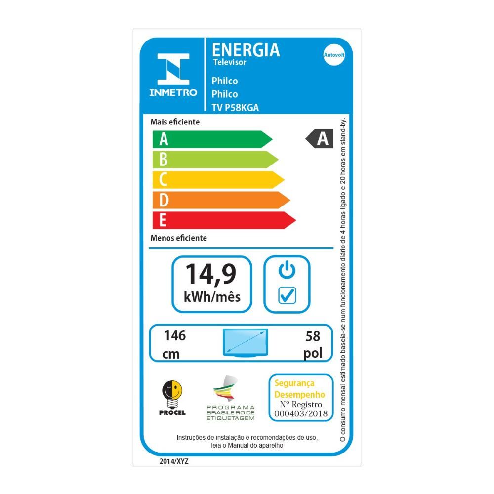 Smart Tv 58” 4K Philco Google Tv Hdr10 Dolby Audio - Bivolt