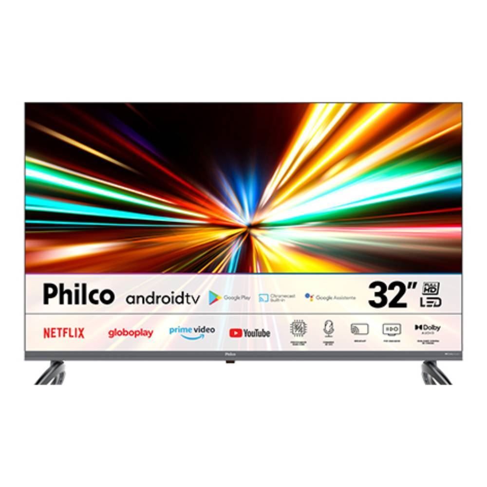 Smart Tv Philco 32” Android Tv Led Hdr10 P32saa