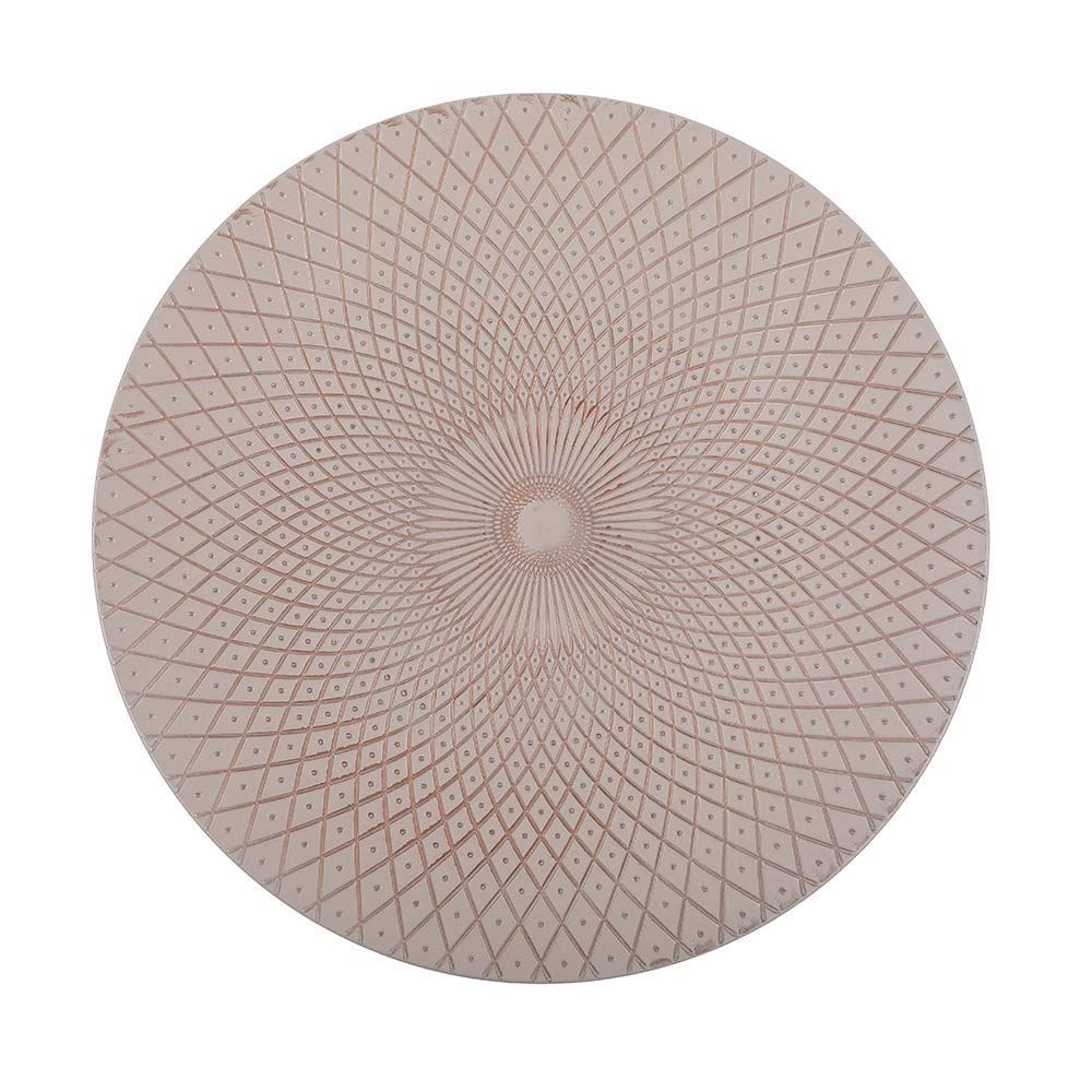 Sousplat Cromus Havan - Taupe